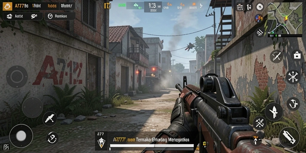 Tampilan gameplay A7777 yang mendebarkan dan dinamis.
