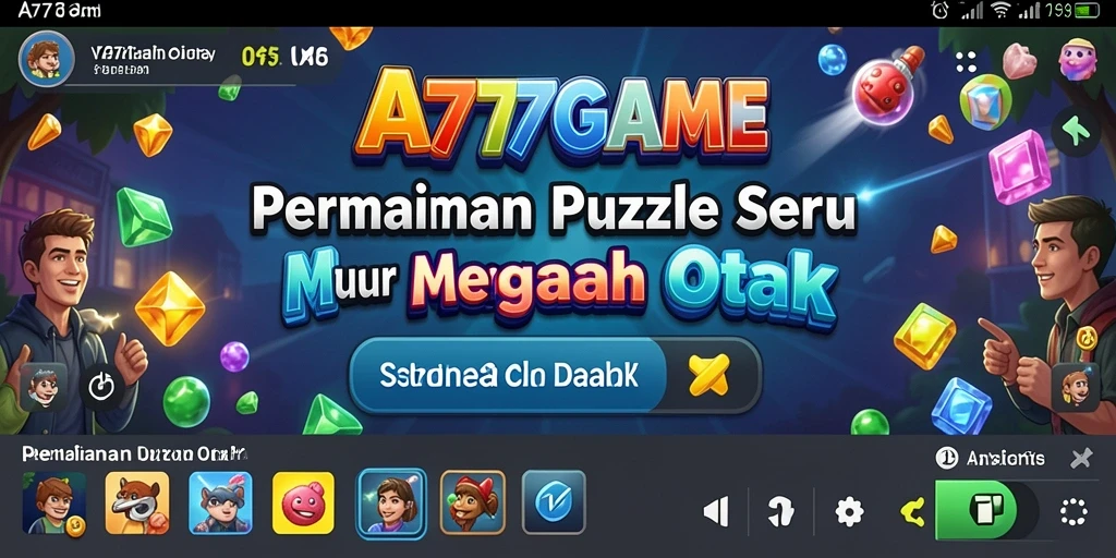 Gameplay A777GAME dengan puzzle menantang yang menarik.
