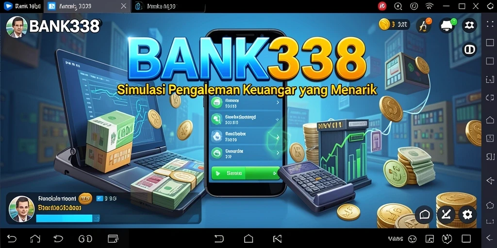 Tampilan gameplay BANK338 yang interaktif dan mendidik dalam simulasi keuangan.