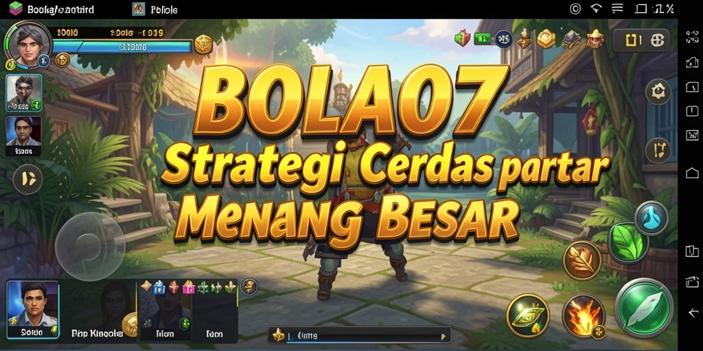 Tampilan gameplay BOLA07 yang mendalam dan strategis.