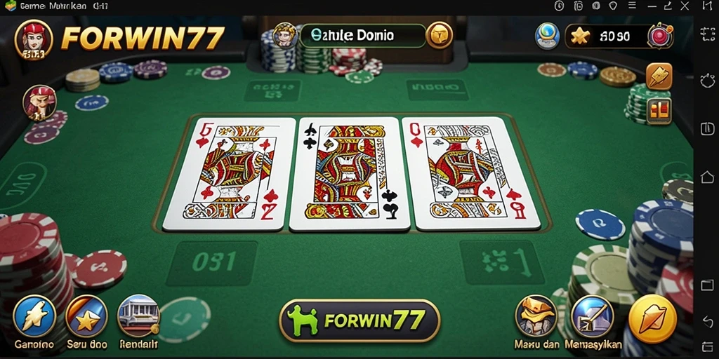 Tampilan gameplay seru dari FORWIN77 yang memikat dan mengasyikan.