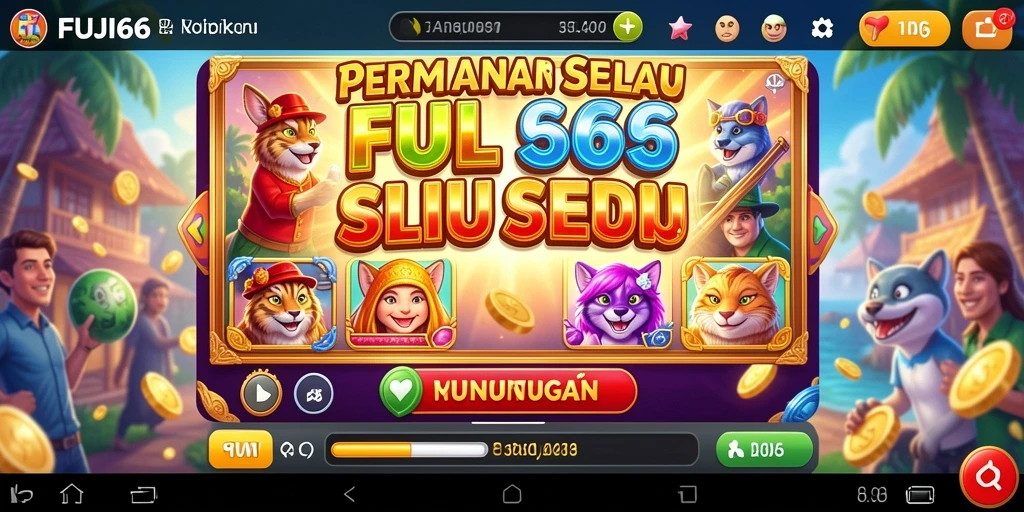 Tampilan gameplay seru dan mengasyikan dalam FUJI66.