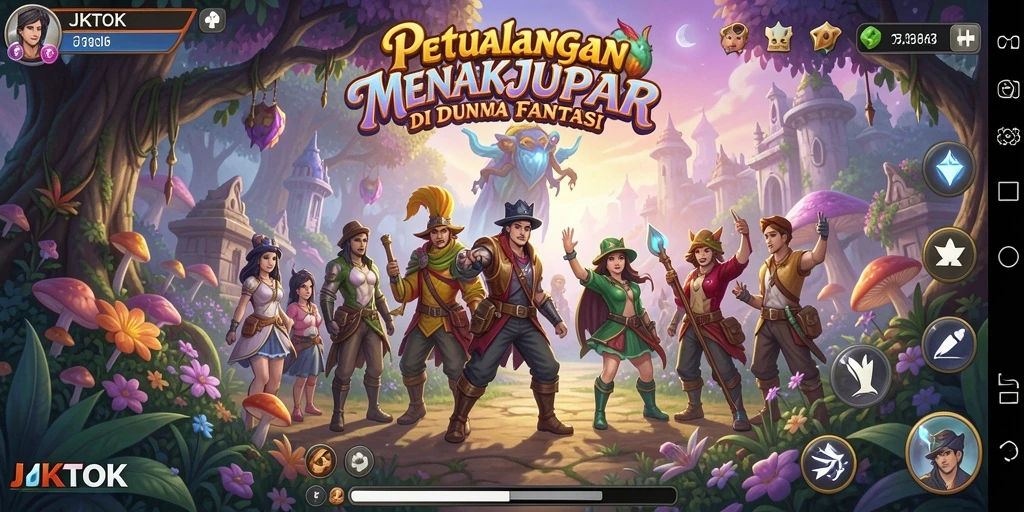 Tampilan menarik dari gameplay JKTOK dengan aksi mendebarkan.