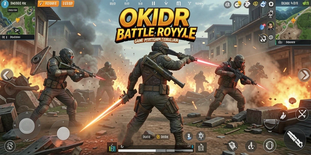 Screenshot menunjukkan intensitas pertempuran di OKIDR.