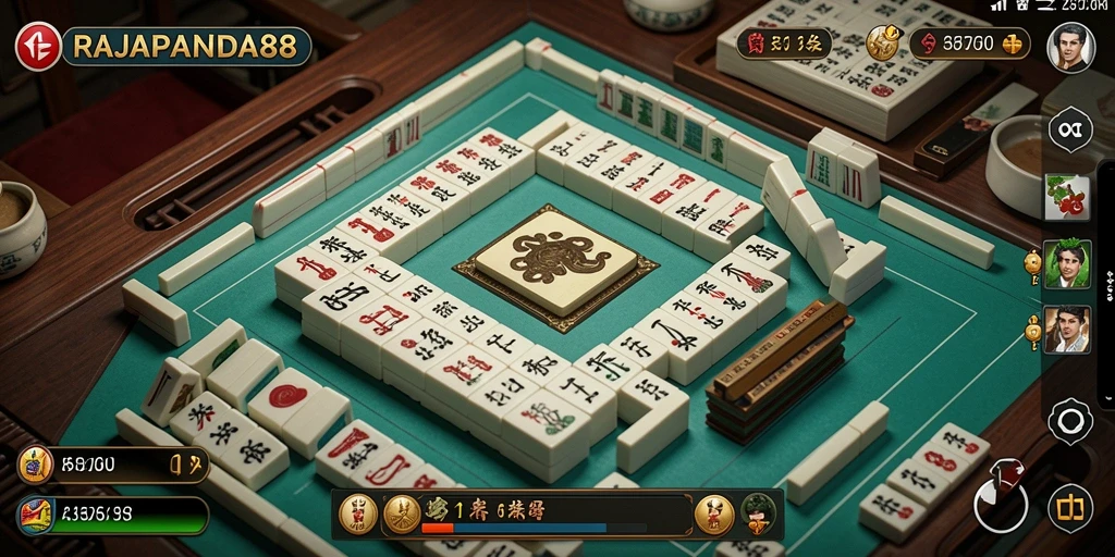 Gameplay seru RAJAPANDA88 dengan grafik Mahjong yang memukau.