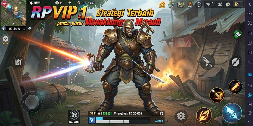 Tampilan gameplay menegangkan dalam RPVIP1 yang menantang para pemain.