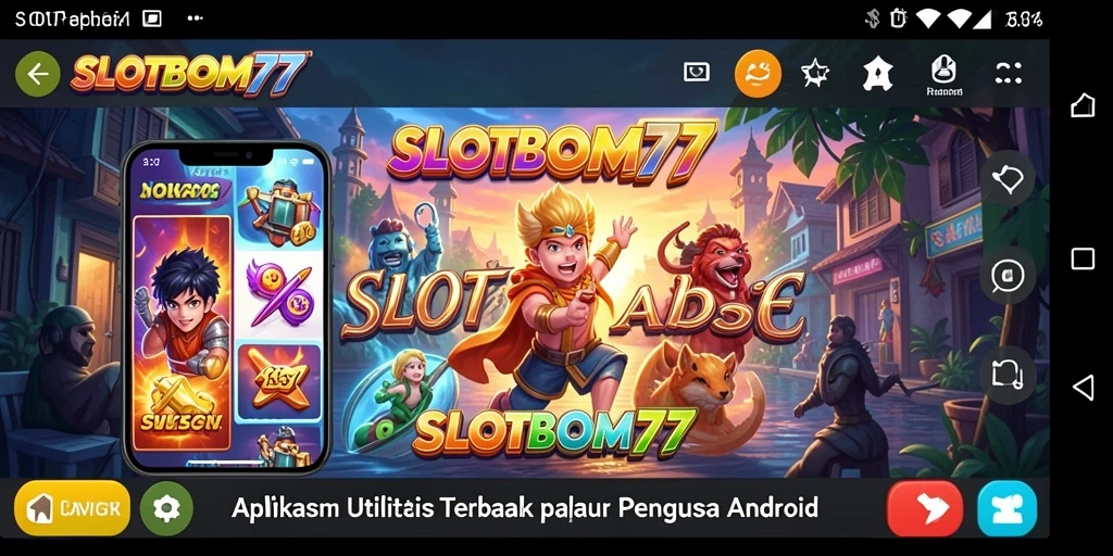 Tampilan utama SLOTBOM77 dengan fitur utilitas yang lengkap.