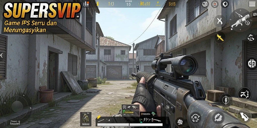 Gameplay intens dari SUPERSVIP yang penuh aksi dan strategi.
