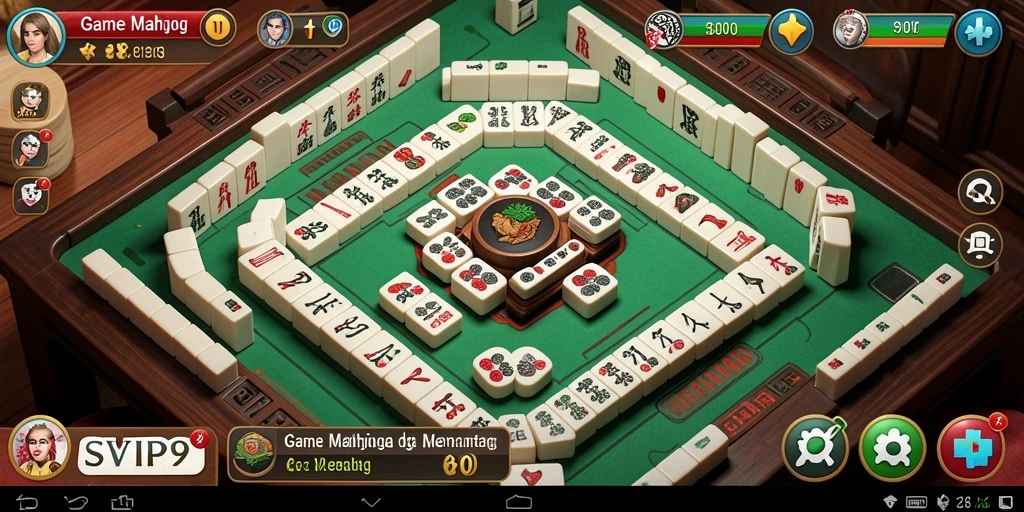 Menampilkan gameplay seru Mahjong di SVIP9.